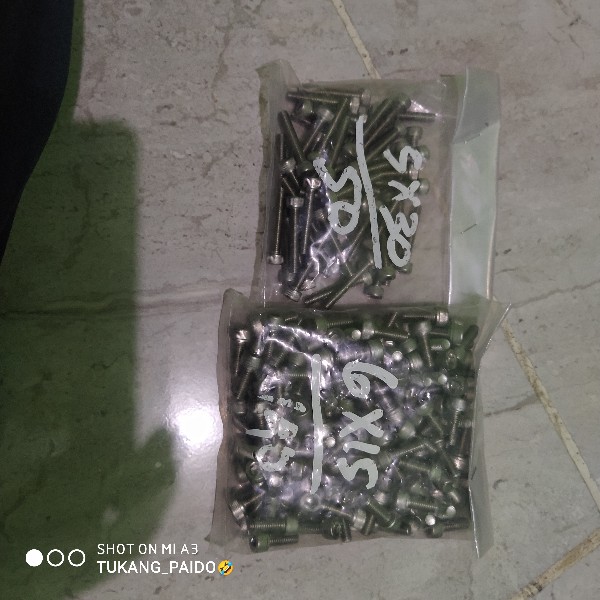 M6x15 Baut L Stainless Ss 304 Hex Head Socket Screw 6 X 15