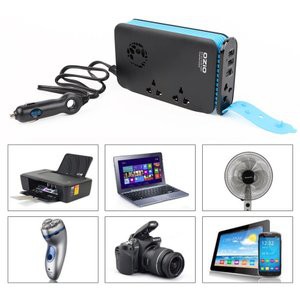 Ozio Car Inverter Colokan Listrik Mobil 200W LB20 Black Blue