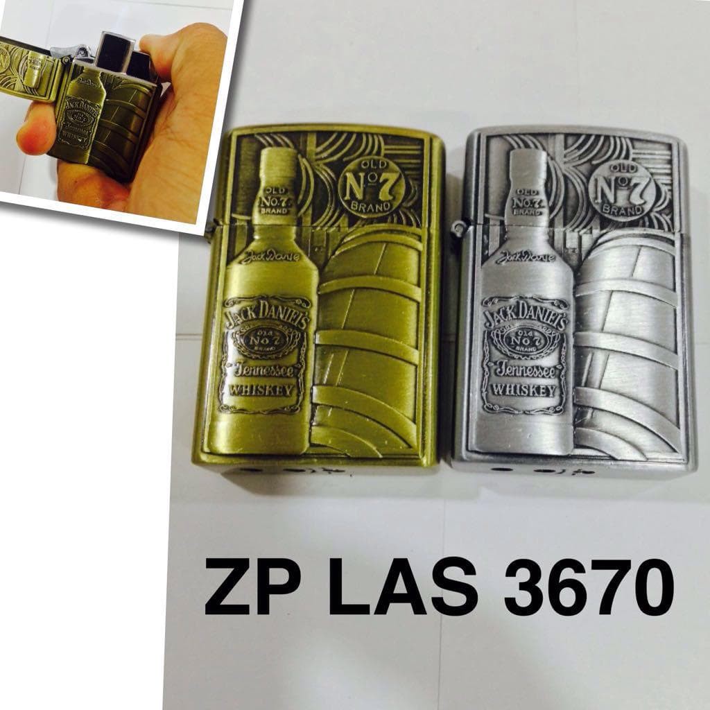 Hot Sale! KOREK DUPON MOTIF BOTOL 3670 GOLD SILVER, MANCIS API LAS LIGHTER