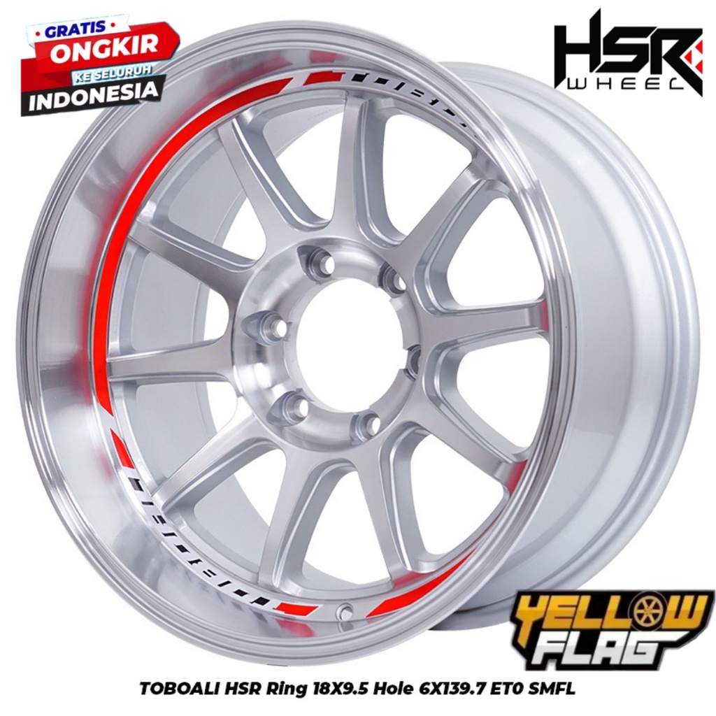 Velg Mobil Celong HSR TOBOALI Ring 18 Pelek Mobil Hilux Double