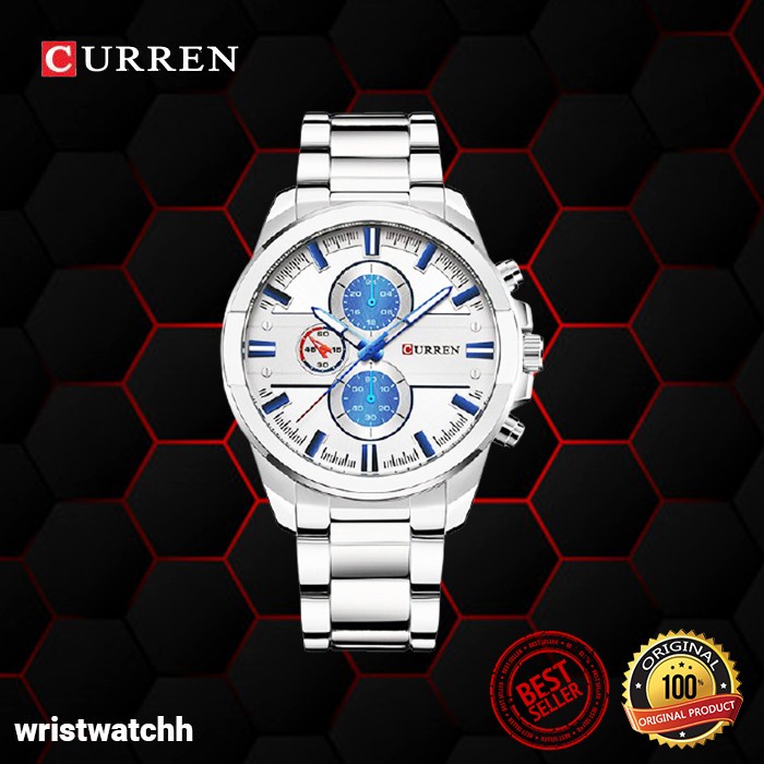 Jam Tangan Pria Keren Murah Fashion Watch COD Terbaru U2W9 JAM TANGAN PRIA COWO ANALOG CURREN 8274 R