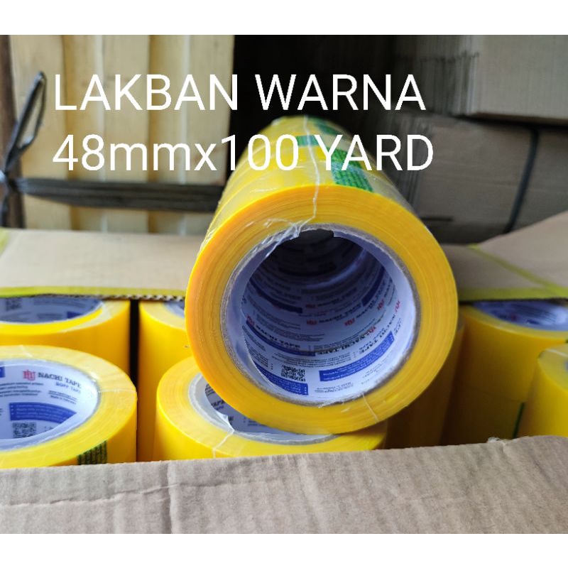 

Lakban warna 100 yard tebal 48mm x 100 yard