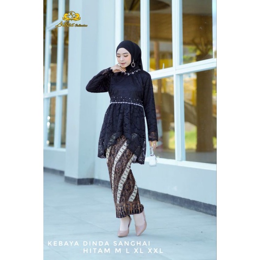 Kebaya Dinda Sanghay / Kebaya Modern Wisuda / Kebaya Lamaran / Kebaya Brukat Payet Modern / Kebaya Tunik / Kebaya Wisuda / Kebaya Tunangan