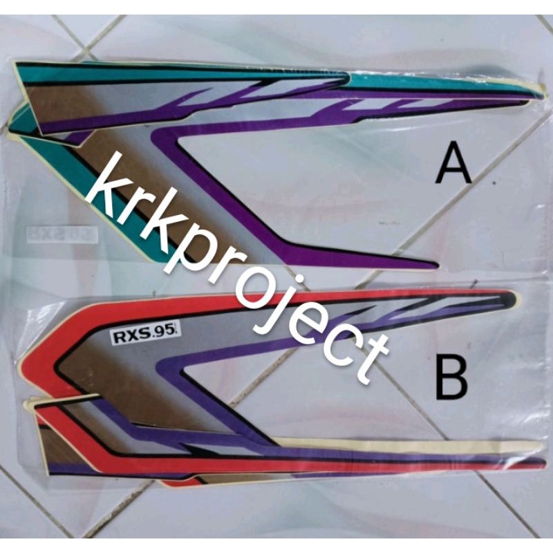 striping stiker sticker lish body yamaha rx s rxs rx spesial 1995
