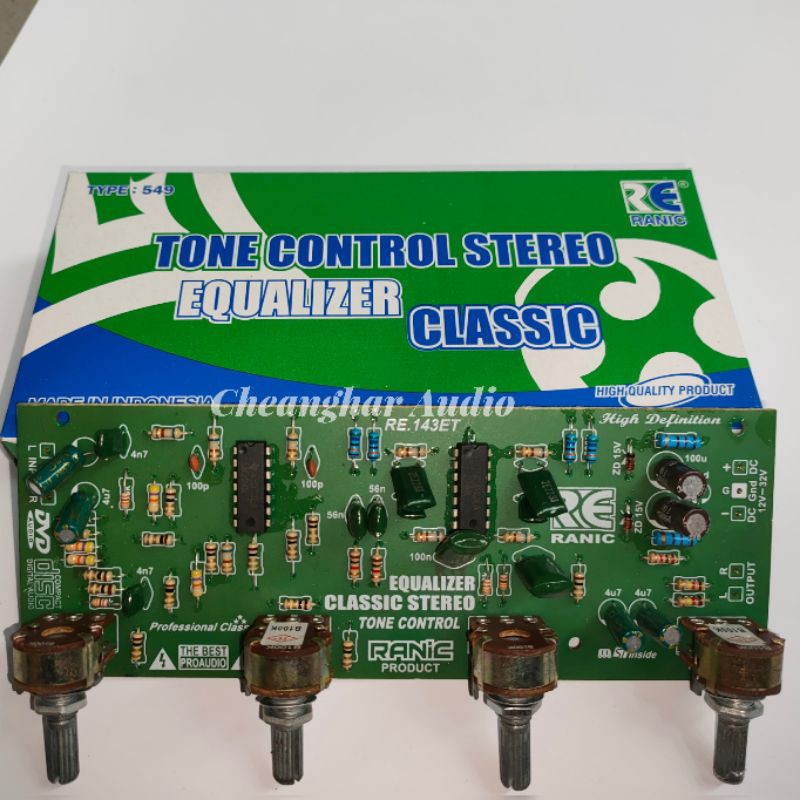 kit tone control stereo equalizer classic