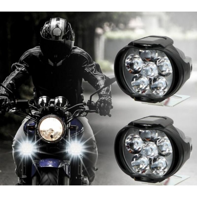 lampu sorot led spion motor lampu tembak sorot 6 mata lampu spion dsb