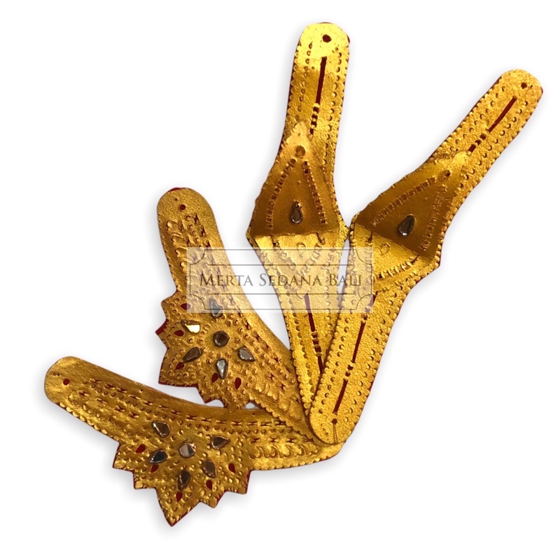 Gelang Kana Tari Bali Aksesoris Lengan Pengantin Modifikasi Bahan Kulit