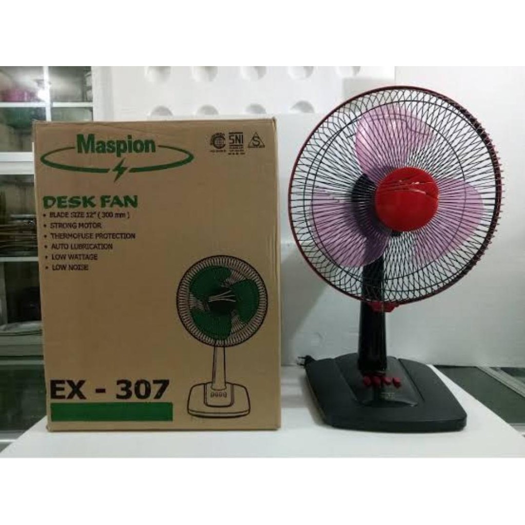 Kipas Angin Maspion Duduk EX 307 Desk fan - Garansi Resmi 1 Tahun