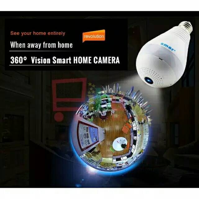 Spy Cam Ip Camera LED Bulb Wifi Kamera Cctv Model Bentuk Lampu Bohlam Camera Wireless Light LED