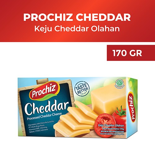 

Keju- Prochiz Cheddar 170 Gr -Keju.