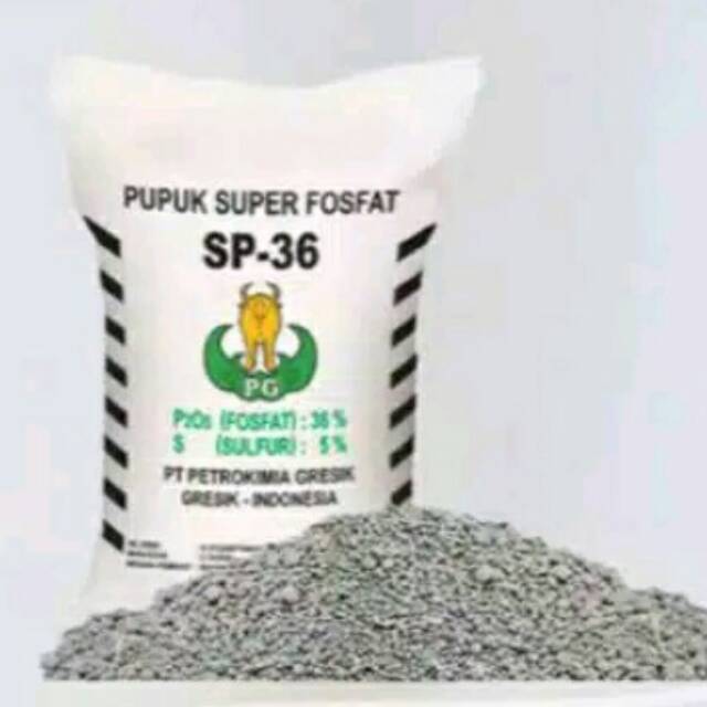 100 gr Pupuk TSP 36 kemasan ecer.
