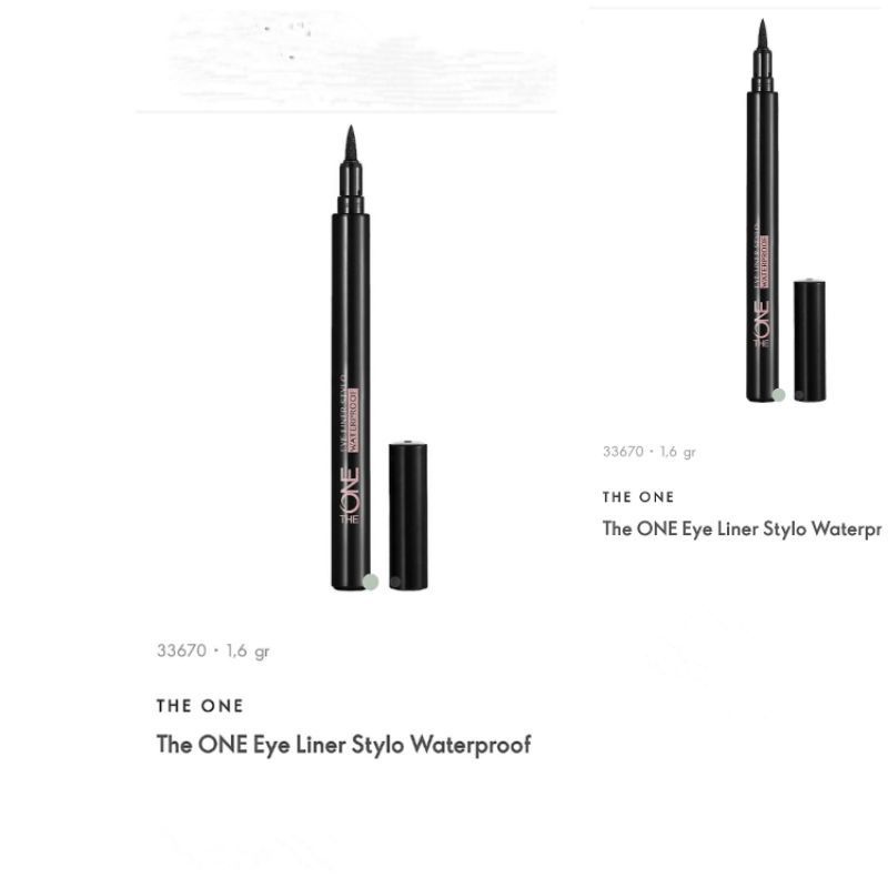 Oriflame The One eyeliner stylo waterproof