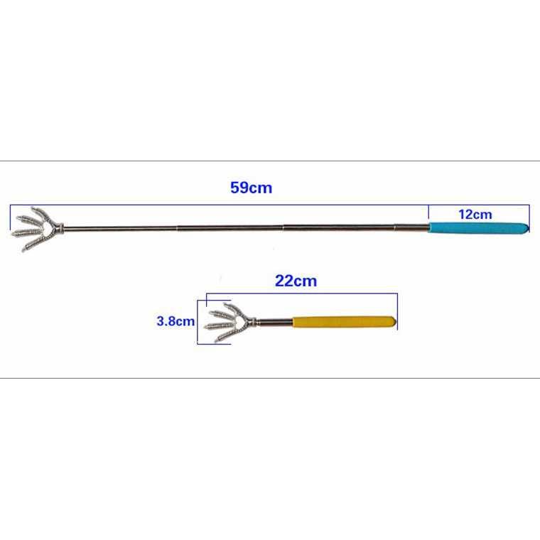 Alat Garuk Punggung Telescopic Stainless Steel 1 PC Garukan Punggung Gatal Tongkat Stik Garuk Badan Tubuh Model