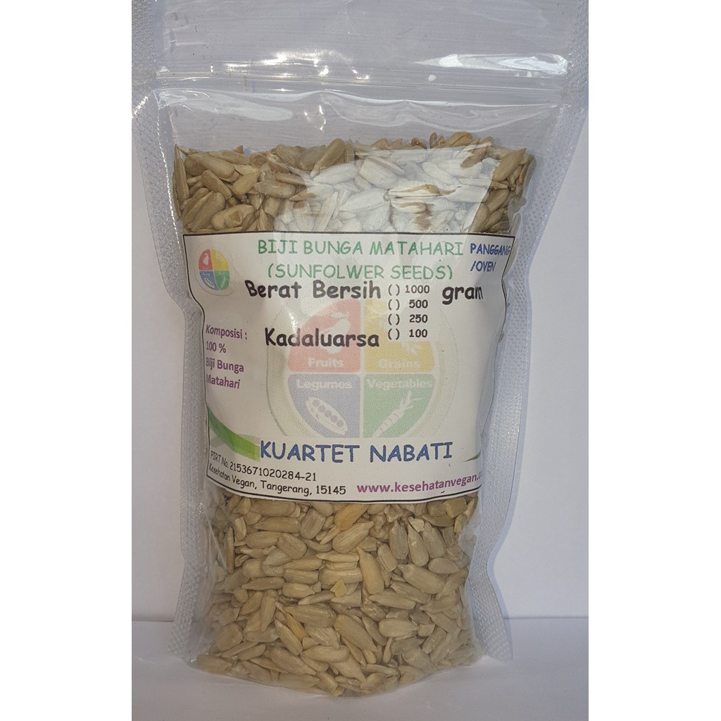 

250gr Roasted Sunflower Seed Biji Bunga Matahari Kupas - Oven Matang Panggang - Rasa Original