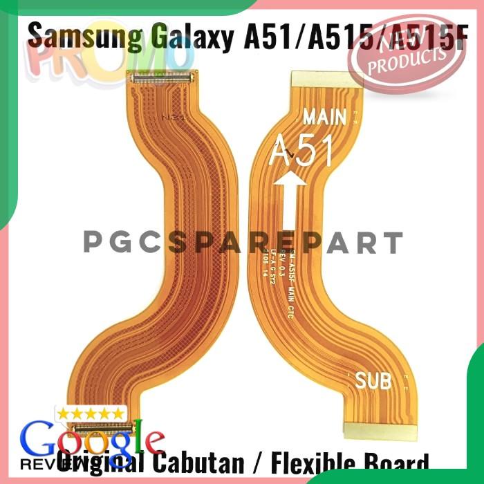 SPAREPART HP ORIGINAL FLEXIBLE KONEKTOR BOARD KE CHARGER SAMSUNG GALAXY A51 A515F TERLENGKAP