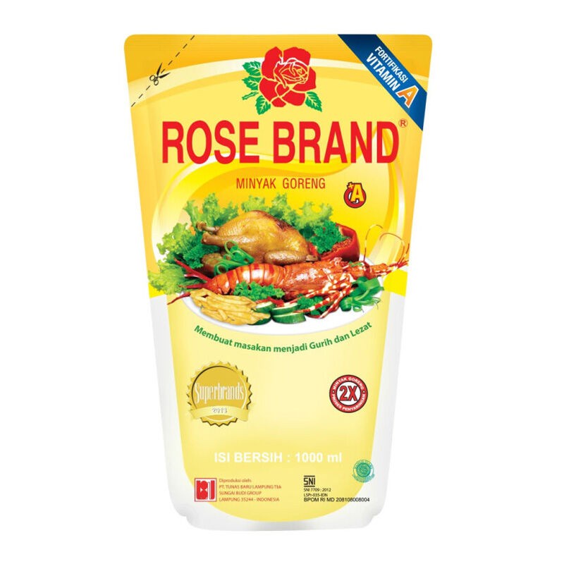 

Rose Brand Minyak Goreng Reffil 1 Liter