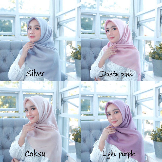 [COD] Bayar Di Tempat | Hijab Segi Empat : Ciara glamour