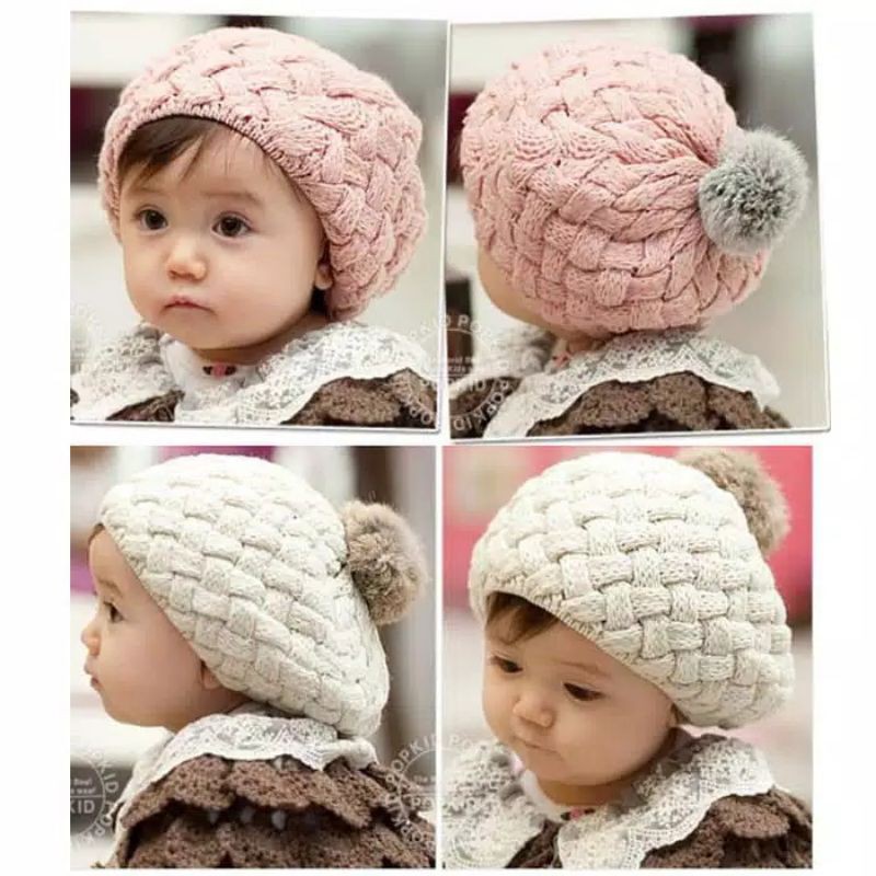 Topi Rajut bayi model nanas - kupluk anak - pineapple baby hat