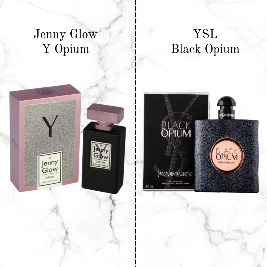 Jenny Glow Y Opium EDP 80ml dupe YSL black opium