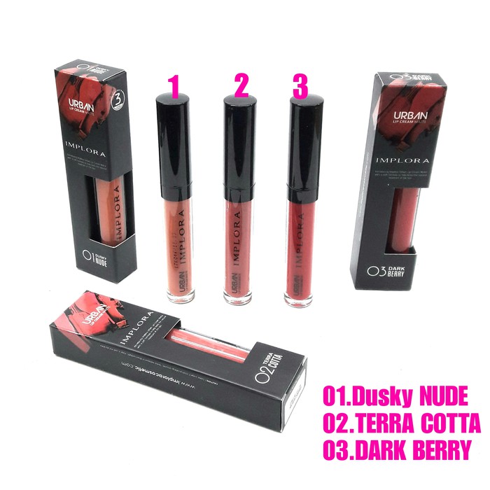 IMPLORA URBAN LIP CREAM MATTE Krim ORIGINAL TERMURAH