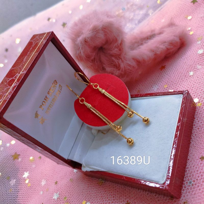 Anting Jurai Wanita Titanium Anti Karat Lapis 7118H