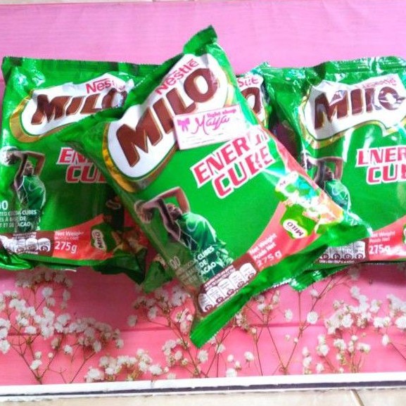 Milo cube isi 100 permen milo susu coklat cemilan anak sehat candy