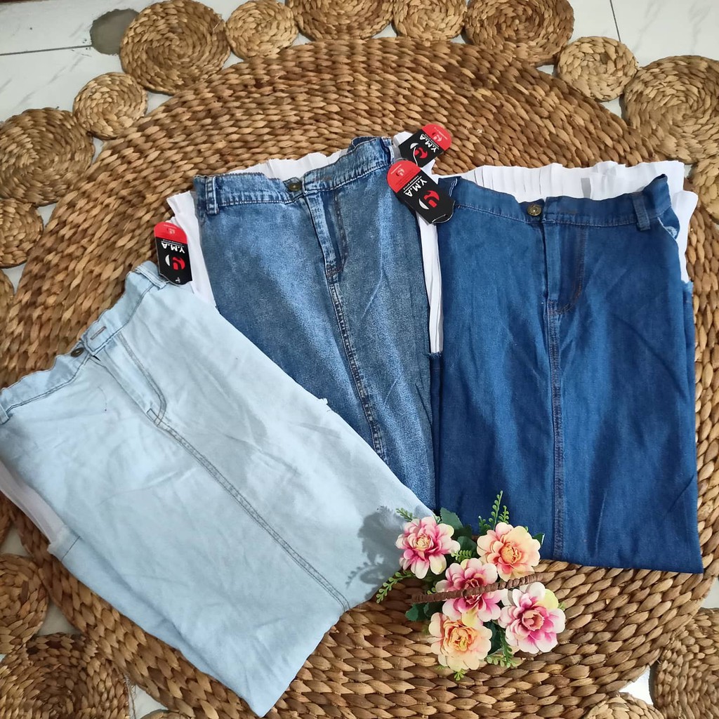 Rok Jeans Methha // Rok mix Plisket yma