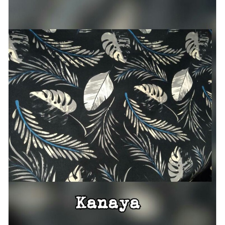 kain kanvas meteran motif kanaya