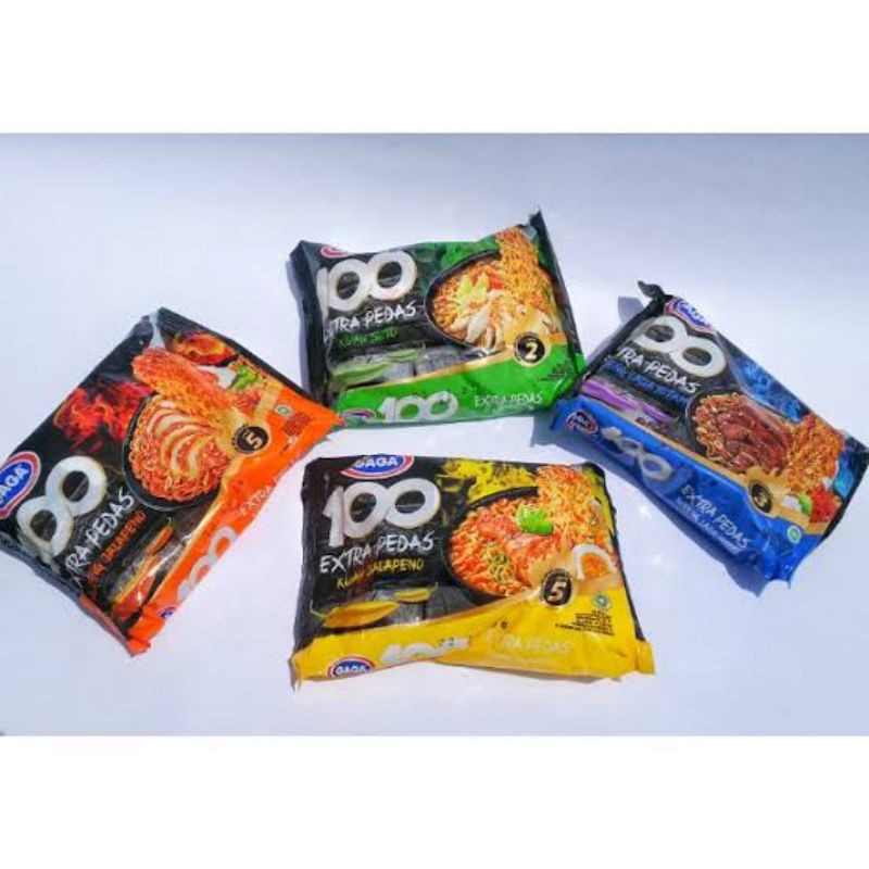 

Gaga mie 100 exstra pedas
