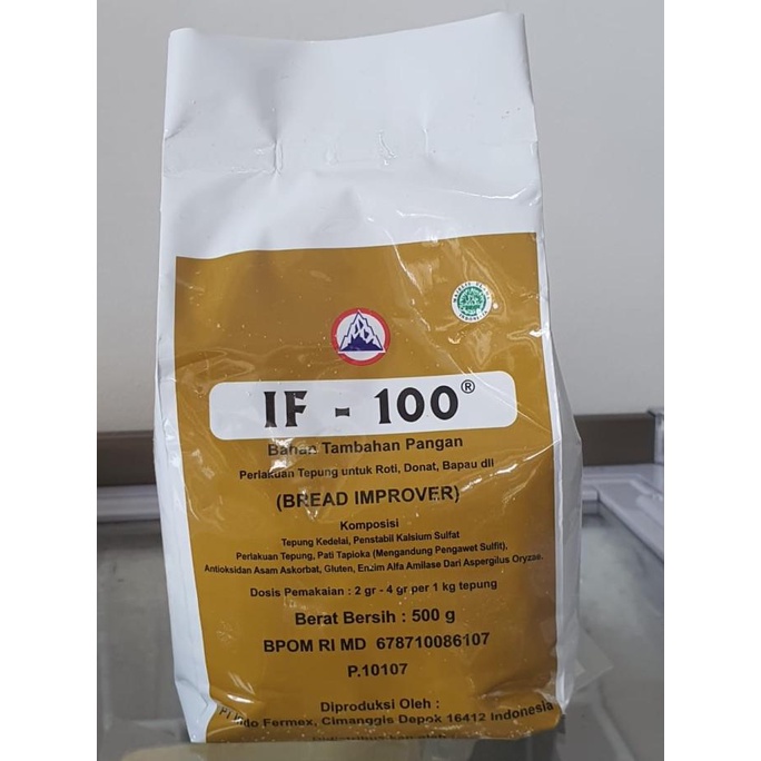 

IF 100 / BREAD IMPROVER 500GR TERLARIS TERPERCAYA ORIGINAL