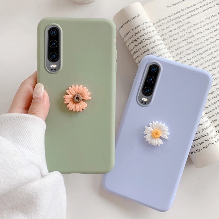 Cartoon Flowers Case Samsung Galaxy J8 J4 J6 A6 A8 Plus A7