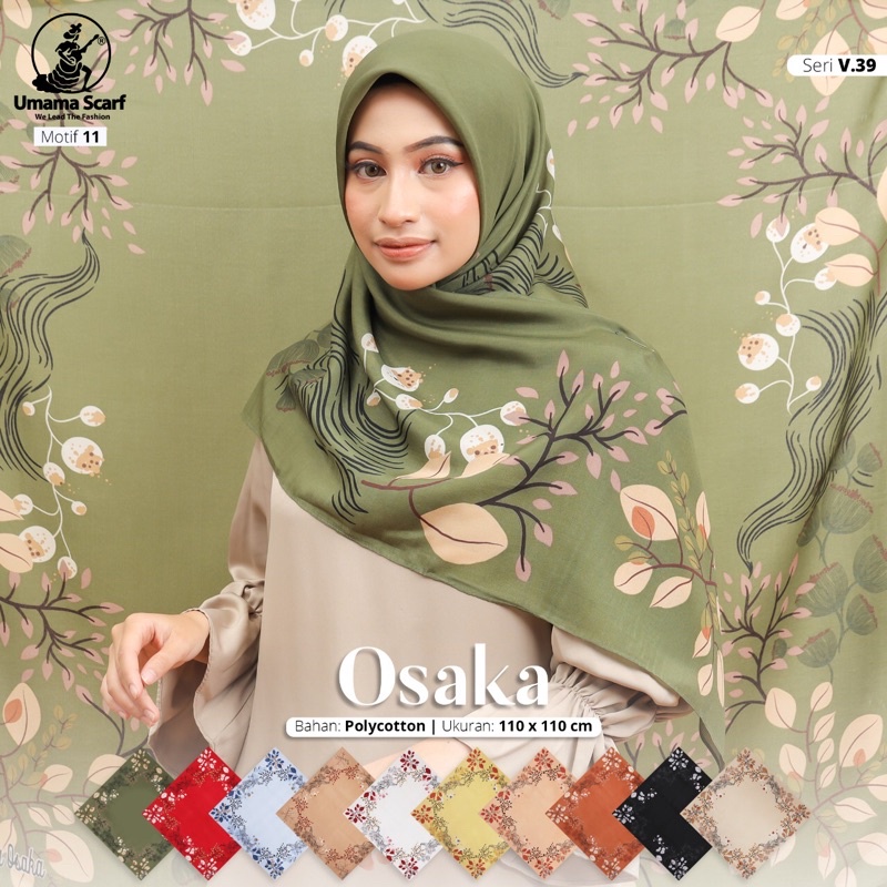 Hijab Segiempat Umama Motif Basic Voal / Jilbab umama segi empat pollycotton grosir-Motif 11 Mix Warna