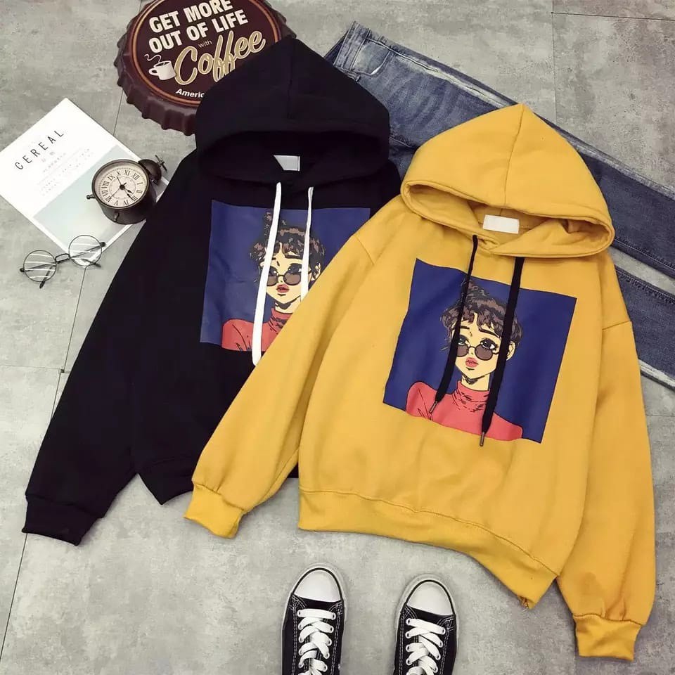 Bess - Sweater Hoodie Murah / Sweater Hoodie Wanita BREKELE