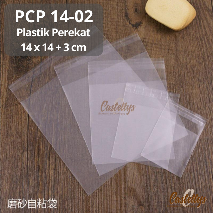 

Plastik Perekat Serbaguna PCP 14-02 Polos Doff Roti Kue Cookies Donat Bolu Bakpao