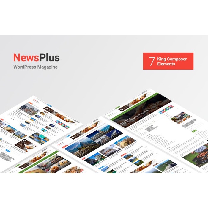 Wordpress Template WP NewsPlus News and Magazine theme