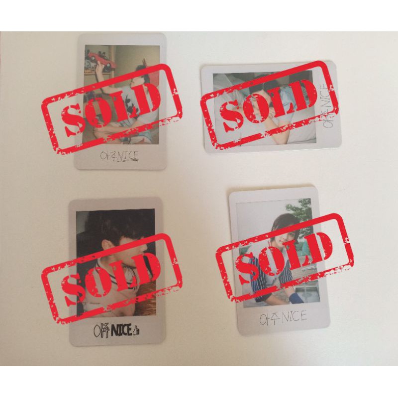 Seventeen Photocard / PC / Polaroid / Very Nice aju nice / Dino / Seungkwan / Jeonghan Original NEGO