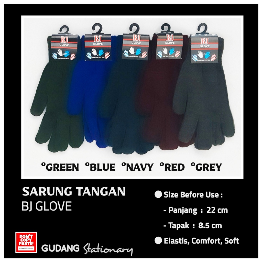 Sarung Tangan BJ GLOVE Warna