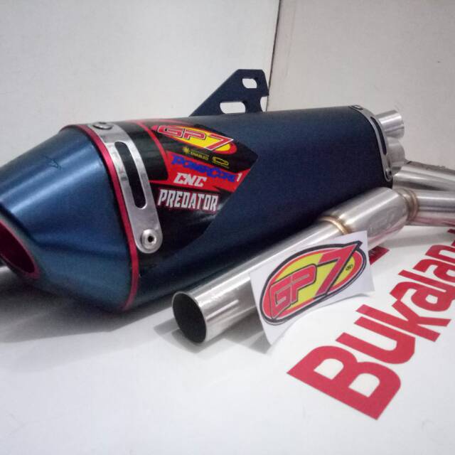 Knalpot Gp7 Klx 150 - Dtracker 150 Cnc Predator Series