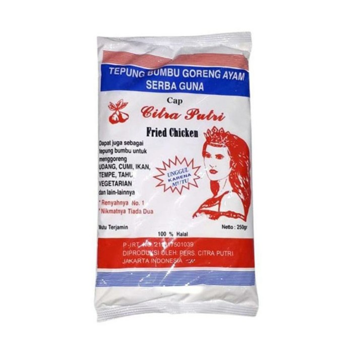 

Ds510 Citra Putri Tepung Fried Chicken 250 Gram Gr6B0B1