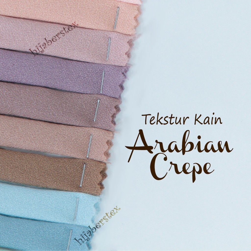 1 Roll Bahan Kain Arabian Crepe Shopee Indonesia