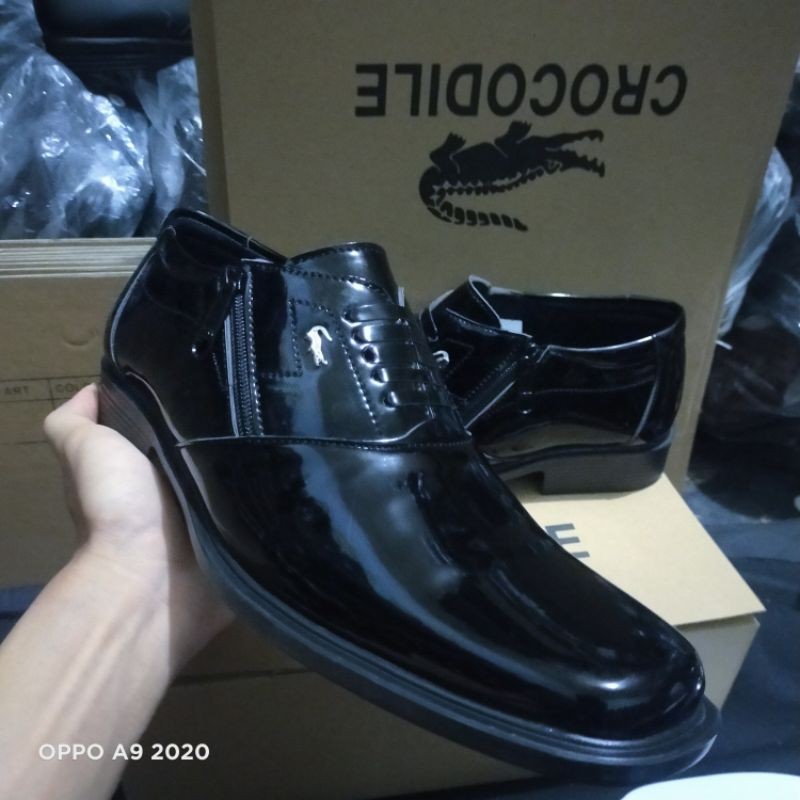 Sepatu PDH Kilap Kerja Kantoran/Formal/Polisi/Security Asli Real Picture