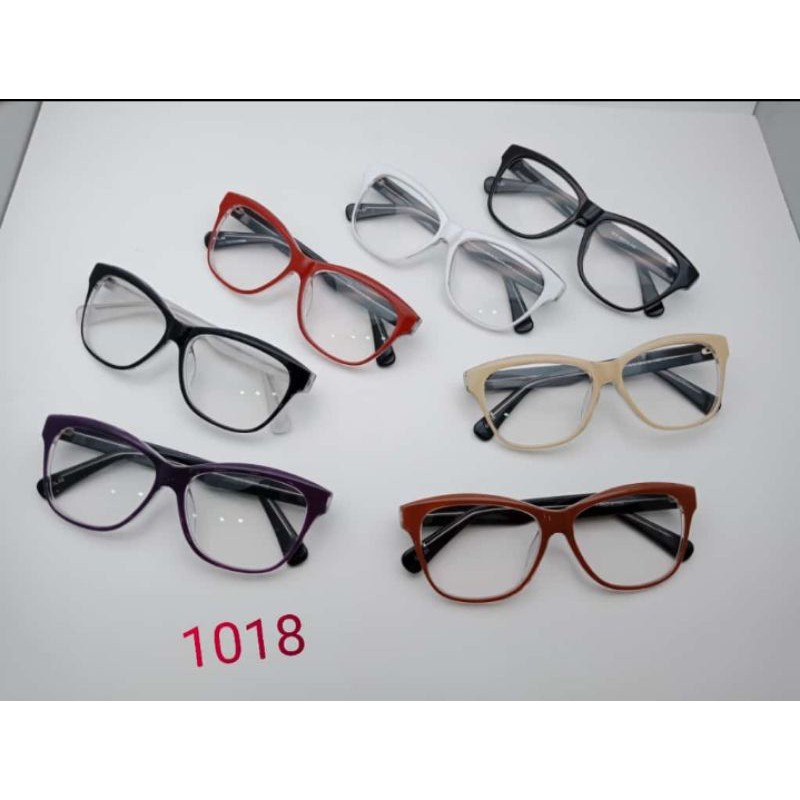 frame kacamata buat cewek + lensa (1018)