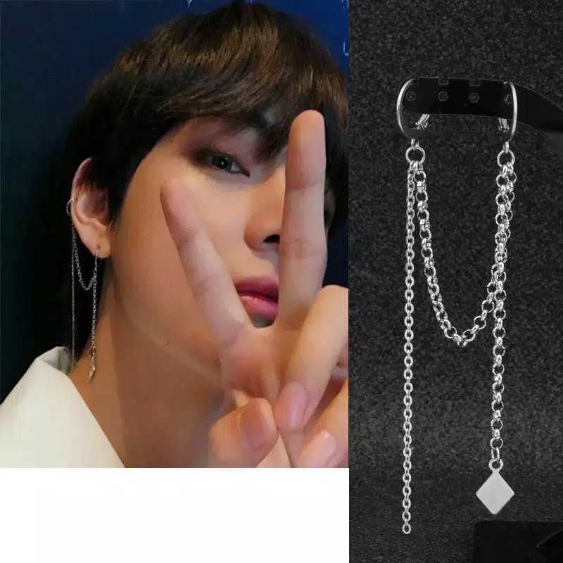 TEE0388 - Anting TUSUK Tindik Pria Wanita Kpop Korea BTS EXO GOT7