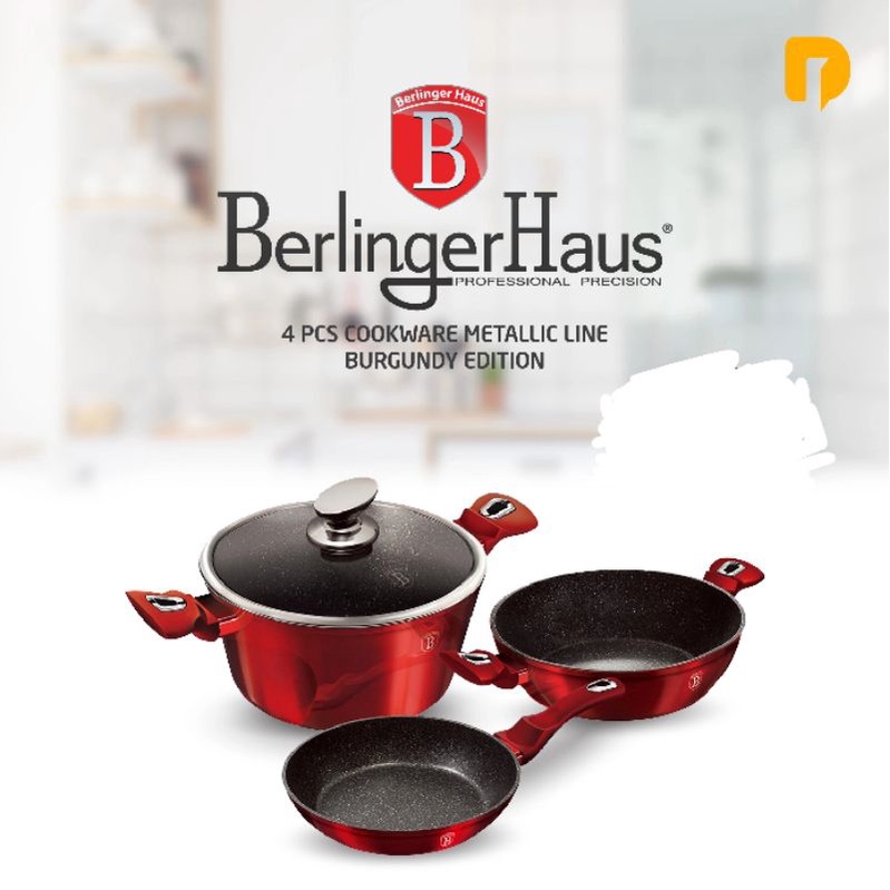 Berlinger Haus 4 pcs Cookware Metallic Line