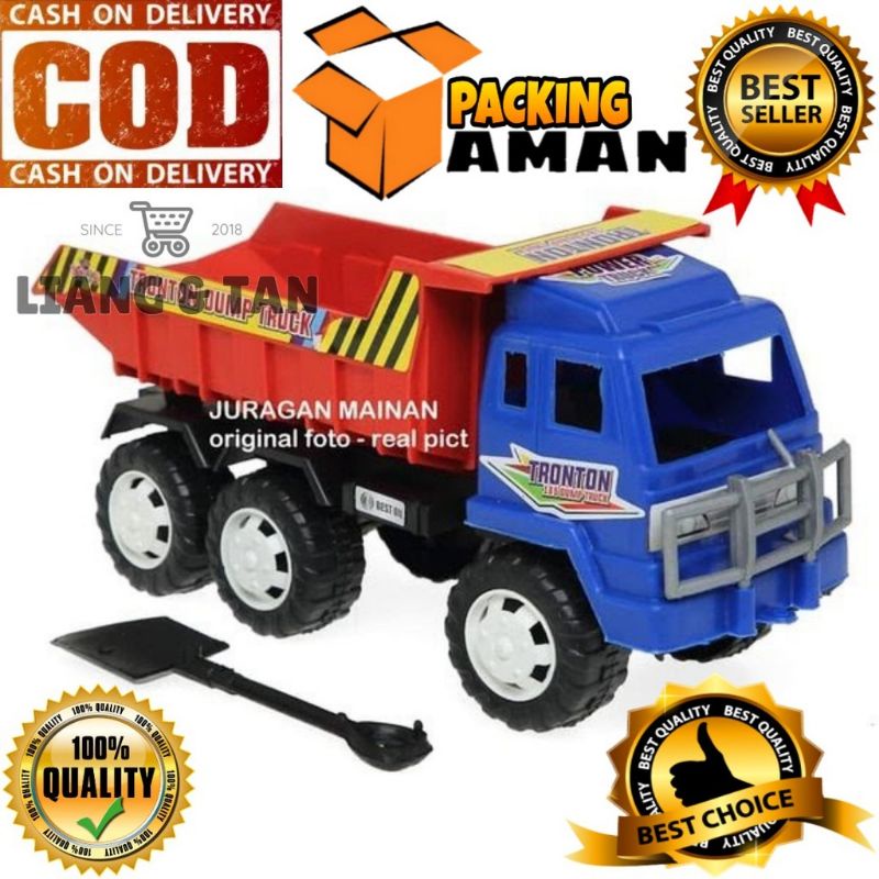 mainan truk pasir anak / mobil truck pengangkut pasir / mainan anak murah