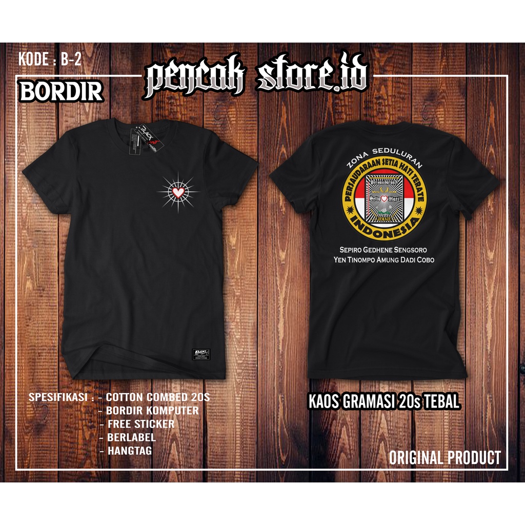 kaos BORDIR PSHT kaos terbaru kaos murah kaos keren kaos psht berlabel distro