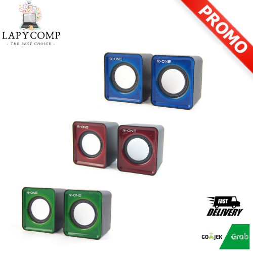 DISKON TERMURAH SPEAKER AKTIF MP3 R-ONE T-001 - SPEAKER MUSIK USB KOTAK MINIMALIS PLUG AND PLAY