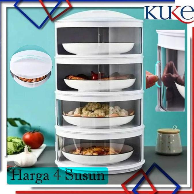 Tudung Saji Susun / Rak Makanan Susun / Penutup Makanan Susun