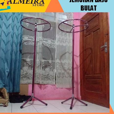 Tren Kekinian.. jemuran bulat/jemuran laundry/jemuran stainless/jemuran besi kuat/jemuran baju bayi