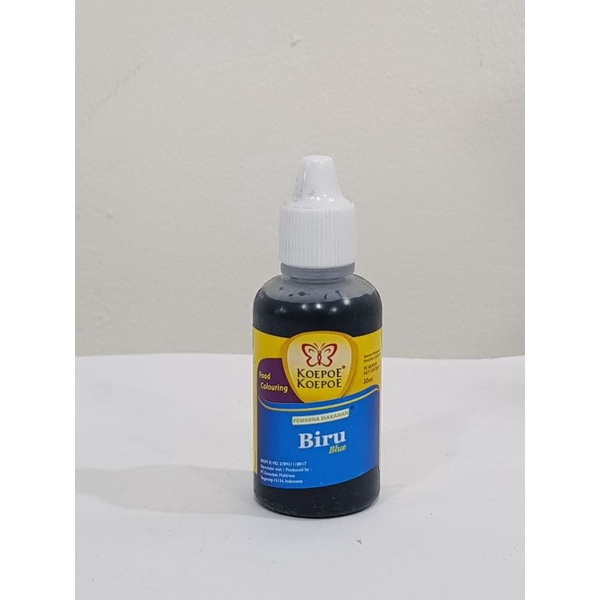 

koepoe koepoe pewarna biru